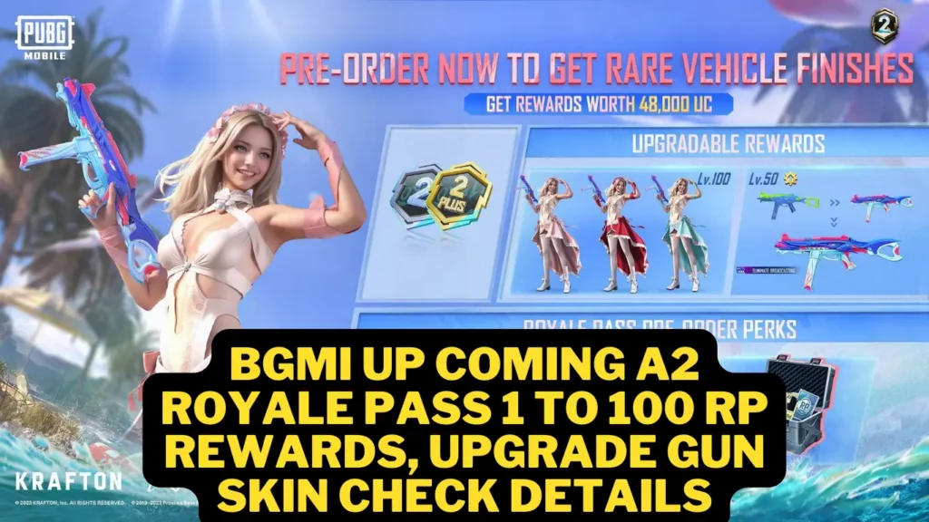 BGMI 2.8 Update Leaks: New A2 Royale Pass 1 To 100 RP Rewards & New Zombie Theme, Emotes, Upgrade Gun Skin, Release Date