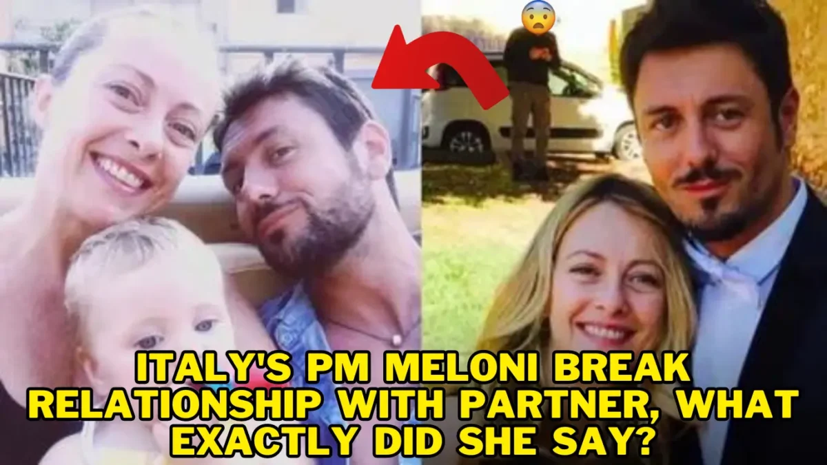 Italy's PM Meloni break relationship with partner, is accused of making a sexist comment, What exactly did she say?