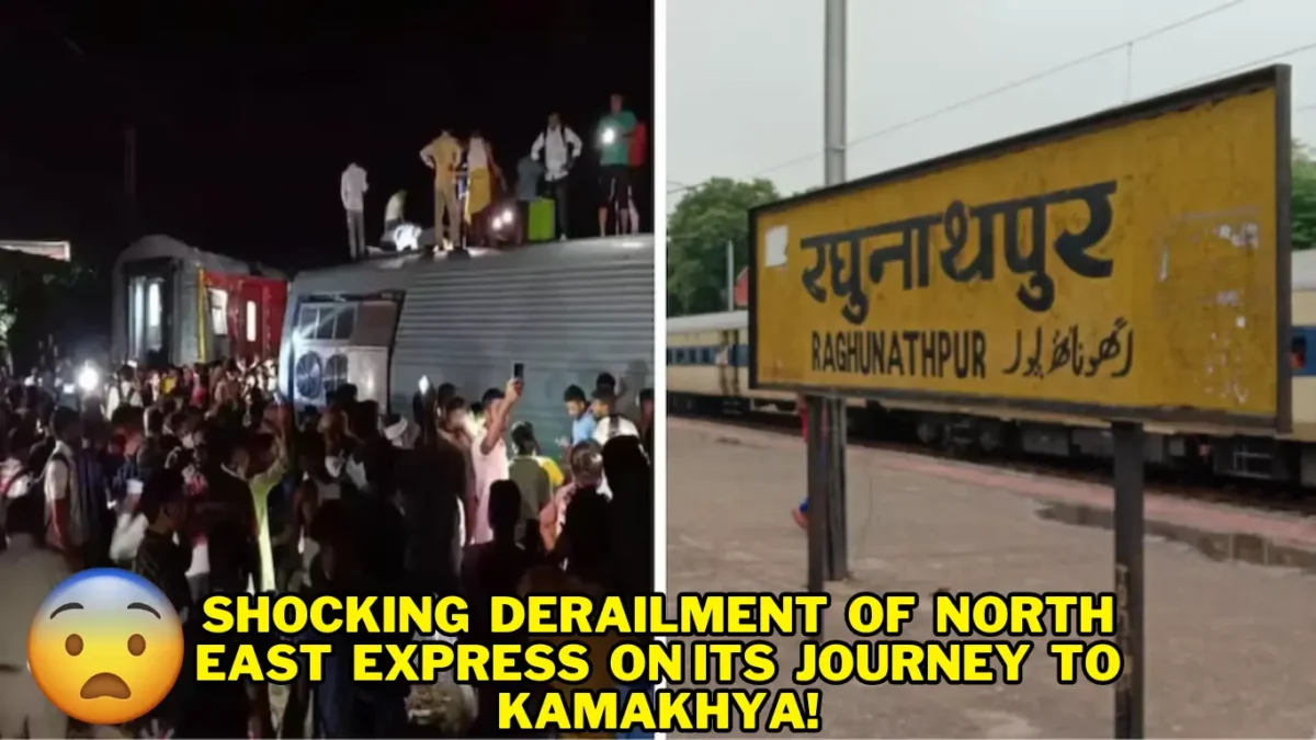 Bihar Train Accident Caught On Camera The Shocking Derailment Of North East Express On Its Journey To Kamakhya!