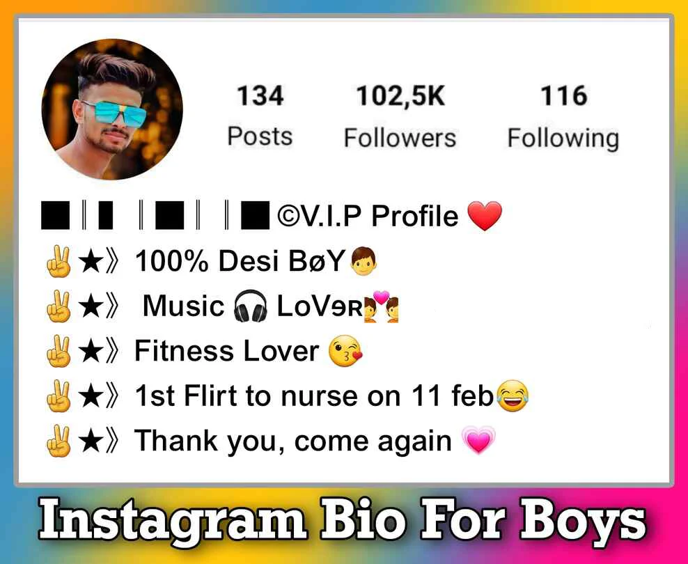 Latest 100+ Instagram Bio for Boys, Attitude, Simple, Stylish Font in English